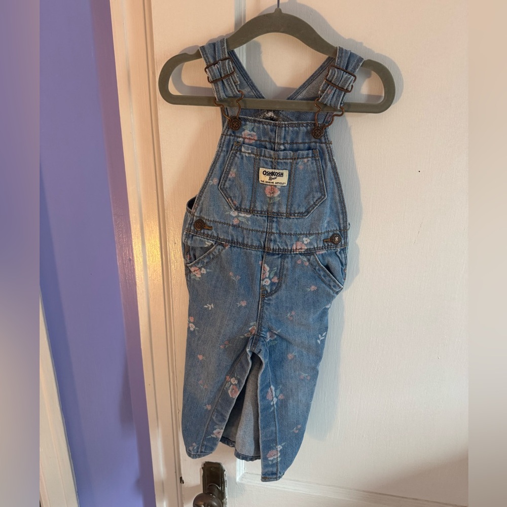 Oshkosh bgosh baby girl overalls 9-12 months